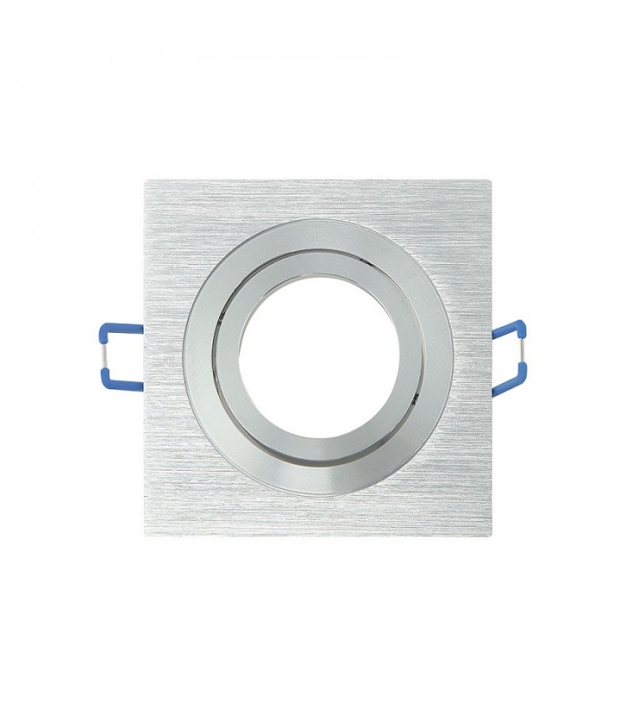 Aro Empotrable Basculante MAXLED Cuadrado Blanco/Blanco