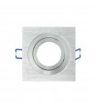 Aro Empotrable Basculante MAXLED Cuadrado Blanco/Blanco