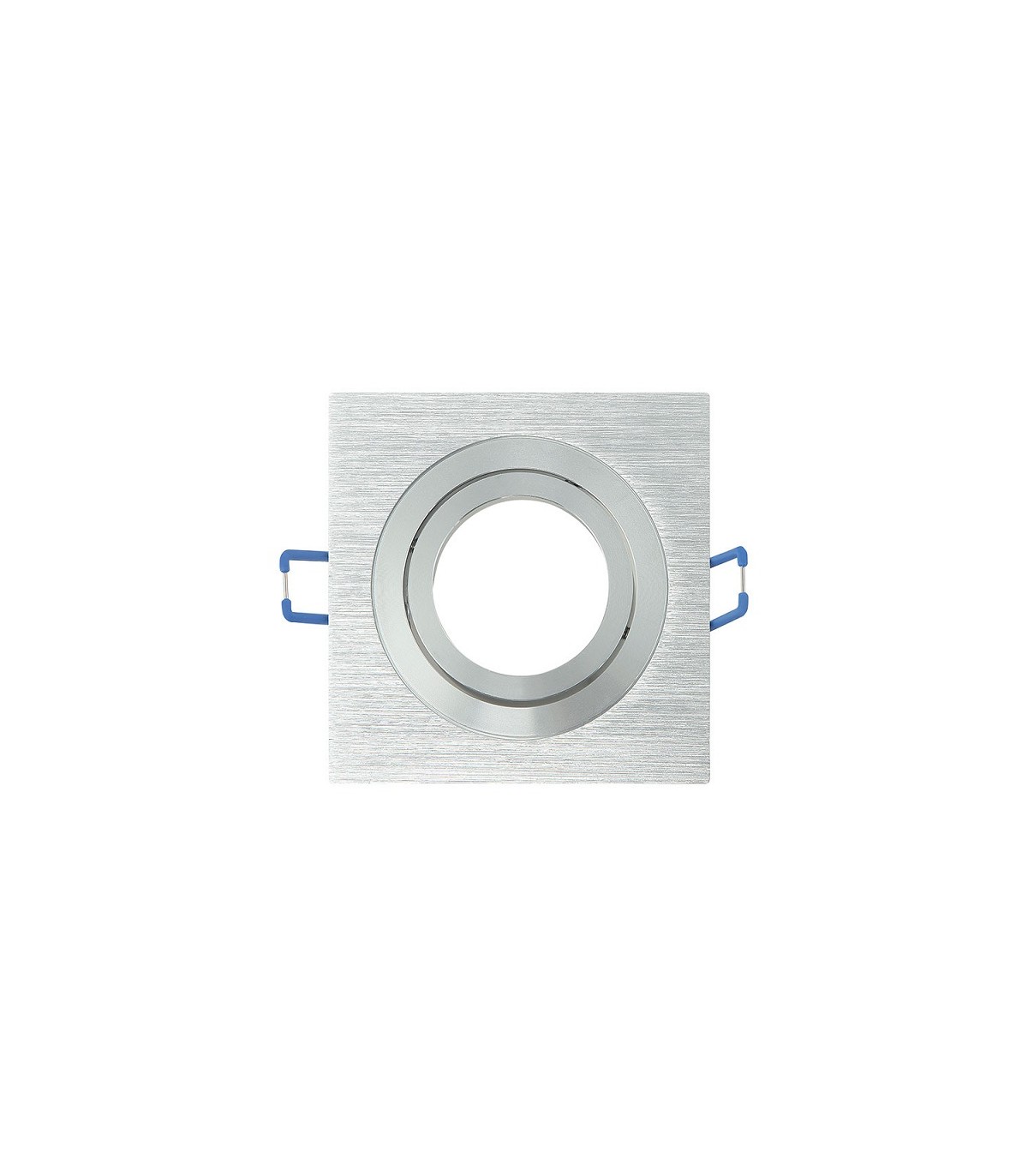 Aro Empotrable Basculante MAXLED Cuadrado Blanco/Blanco