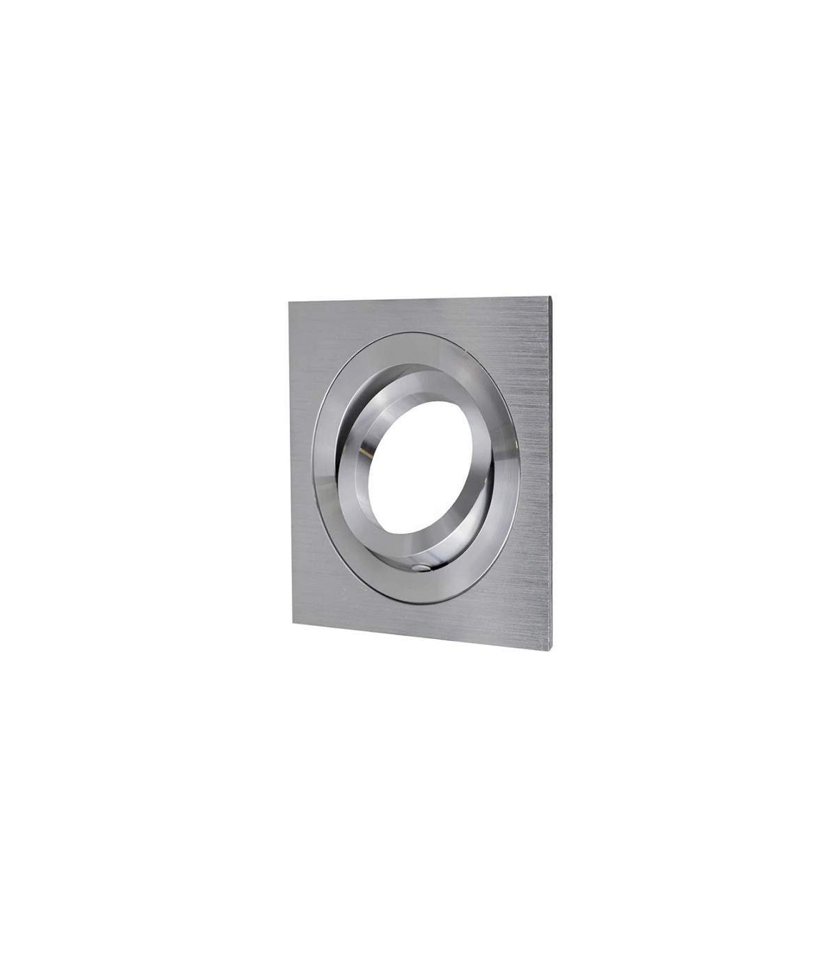 Aro Empotrable Basculante MAXLED Cuadrado Blanco/Blanco