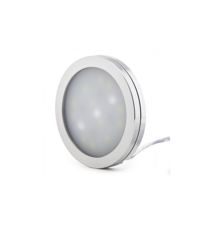 Mini Plafón Muebles 3W 300Lm 180º 12V Cable 2 Mtrs. 4200K