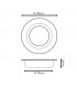 Aro Empotrable Basculante MAXLED Redondo Blanco/Negro