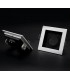 Aro Empotrable Basculante MAXLED Cuadrado Blanco/Negro