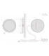 Mini Plafón Muebles 3W 300Lm 180º 12V Cable 2 Mtrs. 4200K