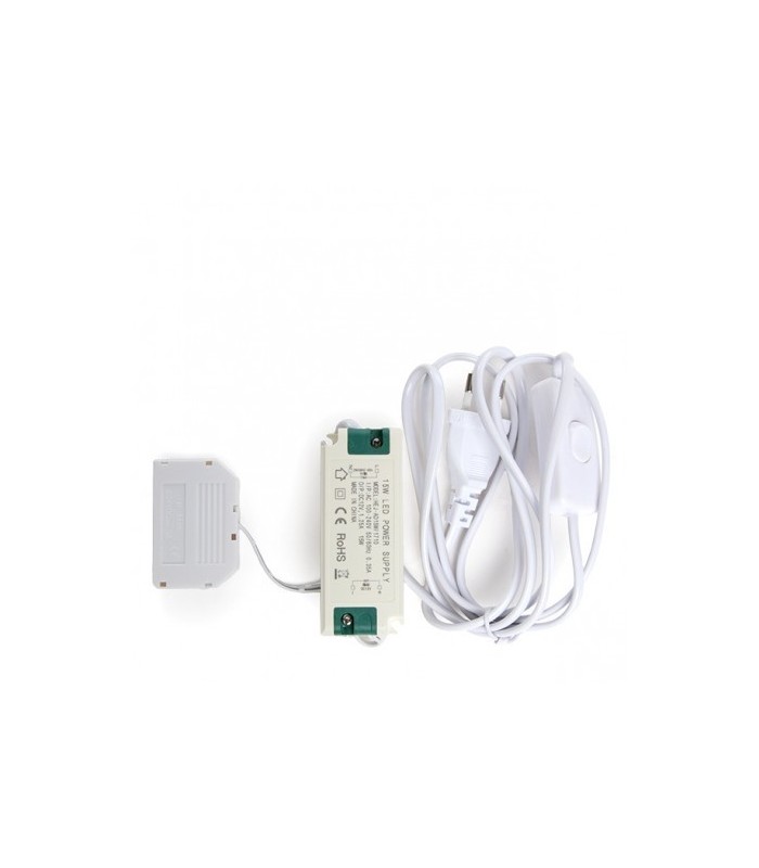 Driver Mini LED 220VAC/12VDC 18W 6Vías