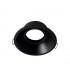 Aro Empotrable Basculante Aluminio Cúpula Redondo Negro
