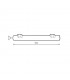 Lámpara Led Linestra 12W 1100LM 500mm S14S