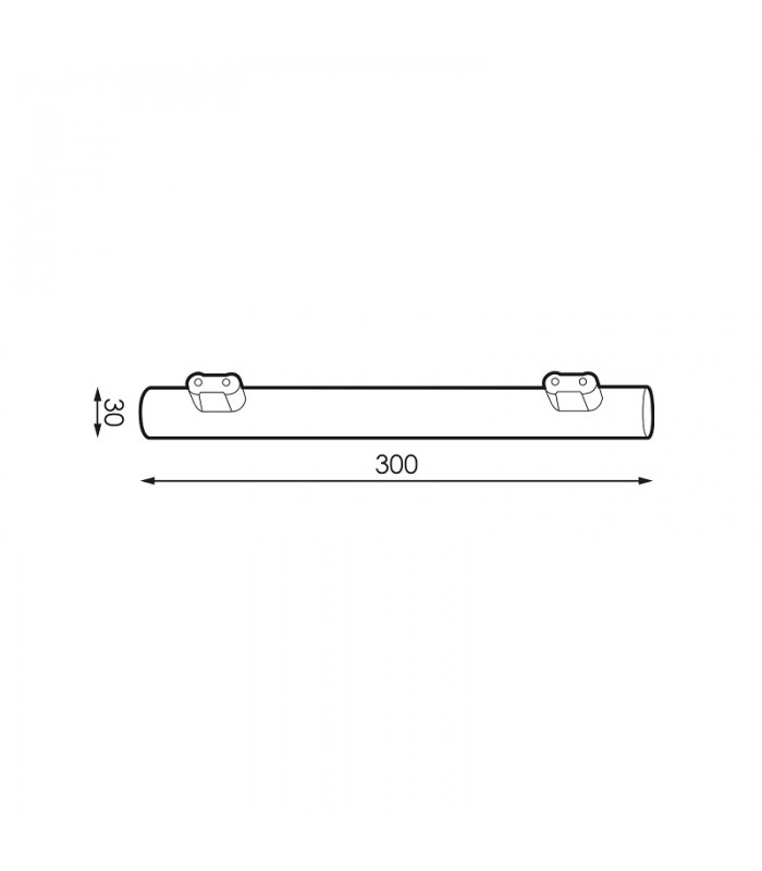 Lámpara Led Linestra 8W 600LM 300mm S14S