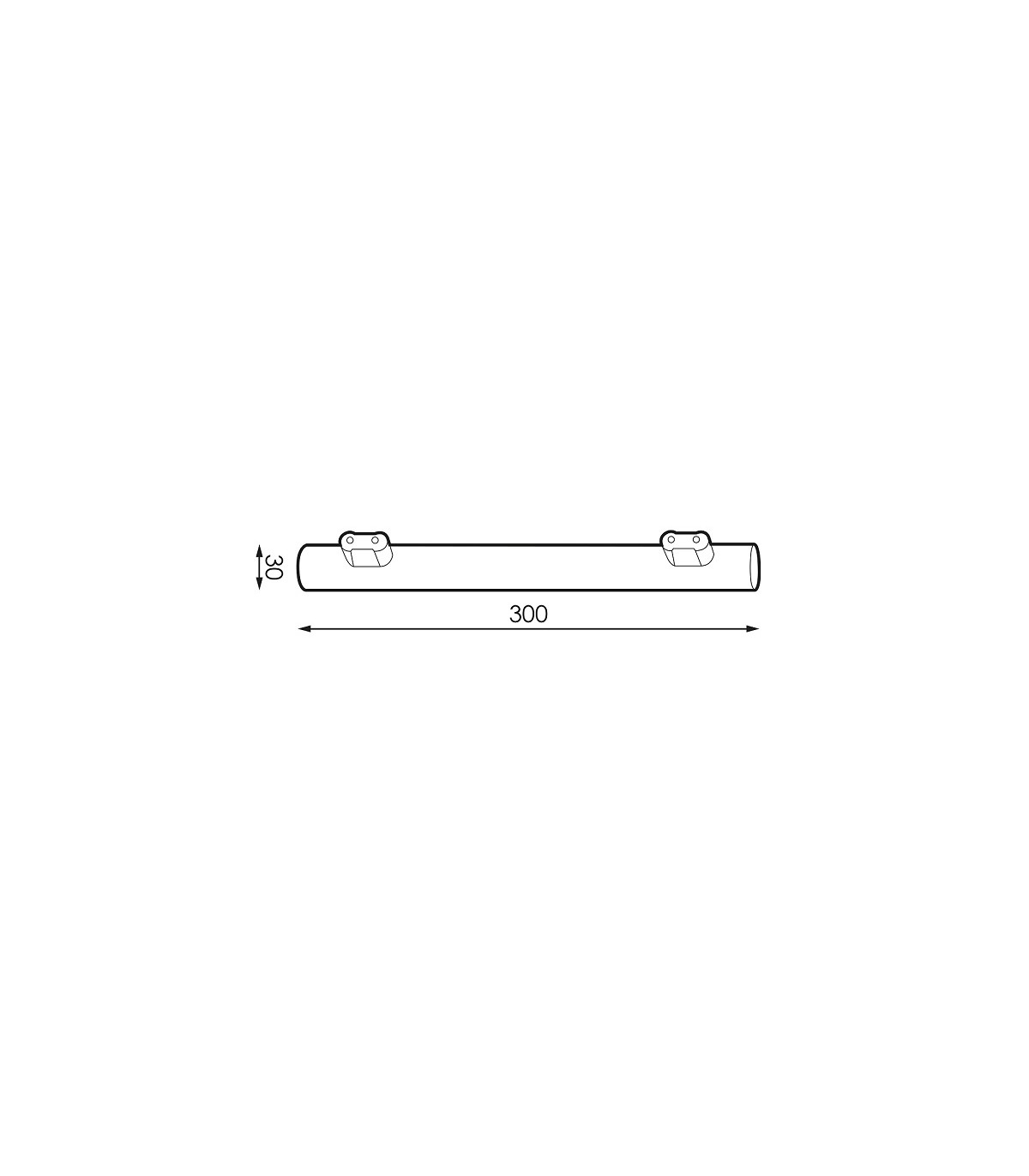 Lámpara Led Linestra 8W 600LM 300mm S14S