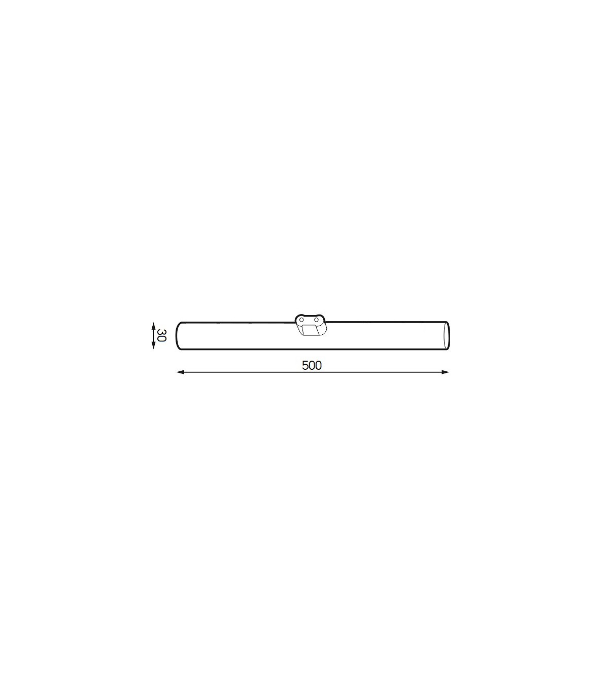 Lámpara Led Linestra 12W 1100LM 500mm S14d