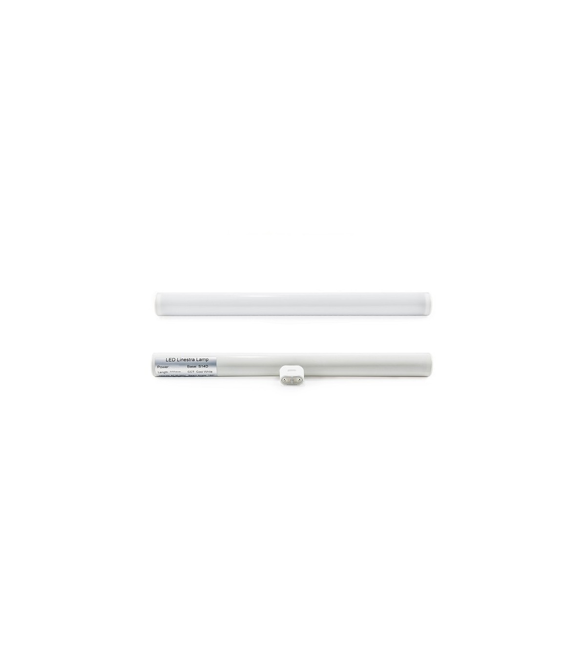 Lámpara LED Linestra 5W 450Lm 300mm 270º S14d 3000K IP42