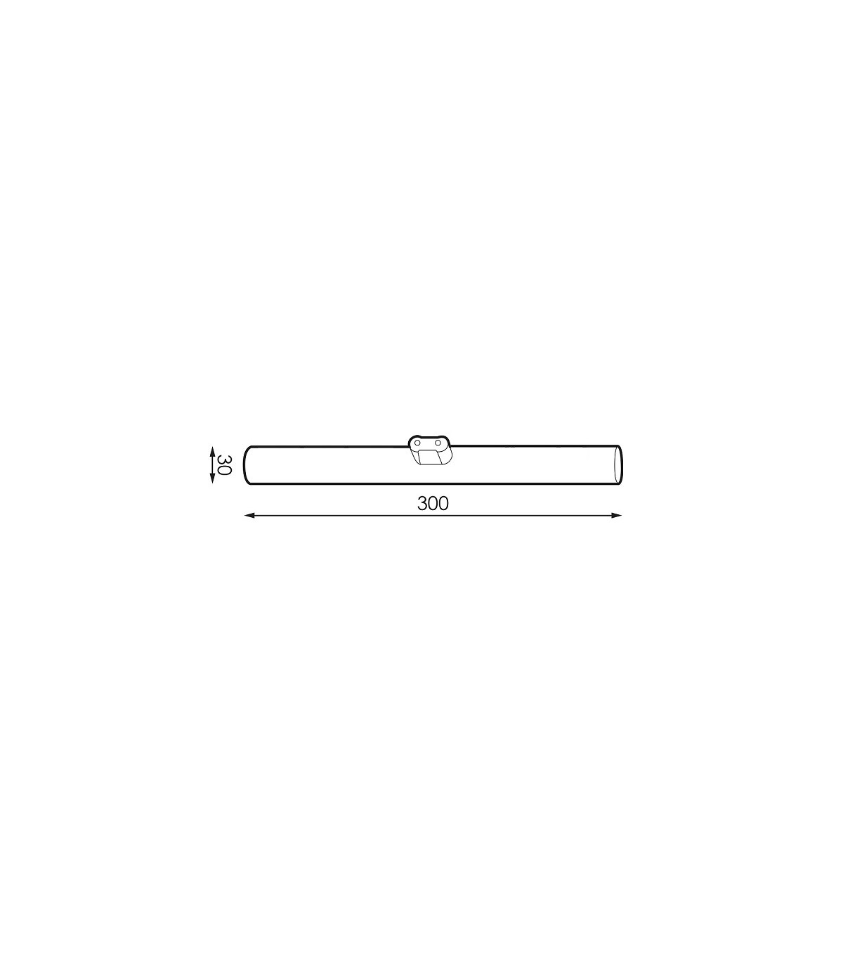 Lámpara Led Linestra 8W 600LM 300mm S14D