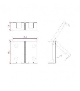 Ficha para unir tiras de LED 10mm RGB