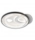 Plafón Led EVORA TRIANG 160W 13600Lm Negro/Blanco CCT