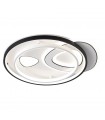 Plafón Led EVORA TRIANG 160W 13600Lm Negro/Blanco CCT