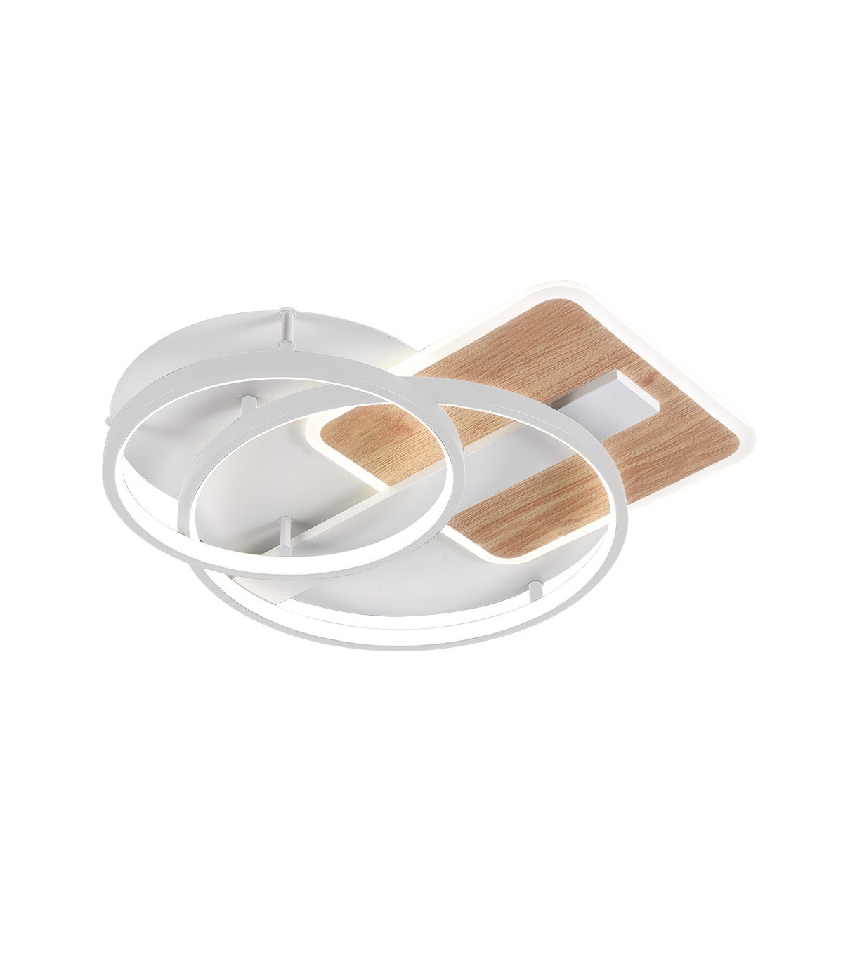 Plafón Led AZORES 120W 10200Lm Blanco/Haya CCT