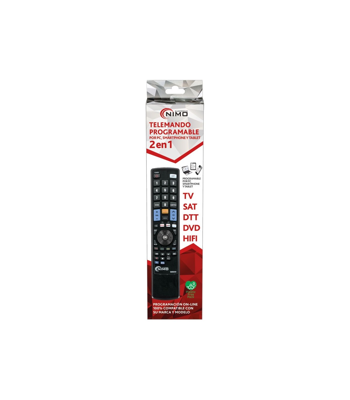 Mando Universal Programable por PC 2 en 1 Deluxe