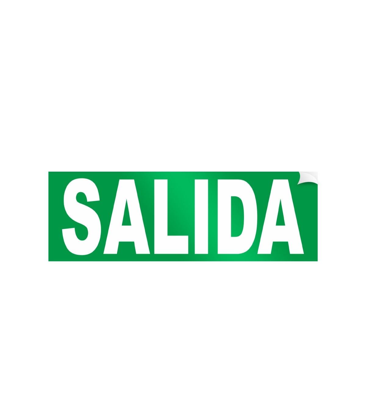 Pictograma Salida  Para Emergencias LM1086/LM1087