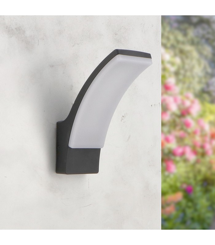 Aplique de Pared Led WINNI BLACK 12W 960Lm IP54 CCT