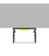 Perfil Aluminio ROK Lacado Blanco Superficie -2 Metros-
