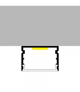 Perfil Aluminio ROK Lacado Blanco Superficie -2 Metros-