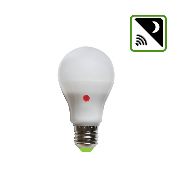 Bombilla Led LUXTAR 12W 1000Lm 270º E27 Sensor Crepuscular