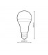 Bombilla Led LUXTAR 12W 1000Lm 270º E27 Sensor Crepuscular