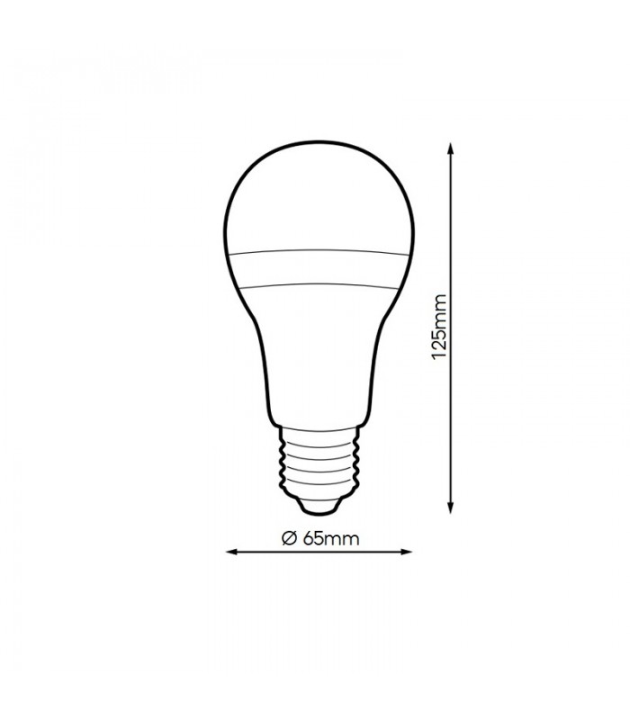 Bombilla Led LUXTAR 12W 1000Lm 270º E27 Sensor Crepuscular