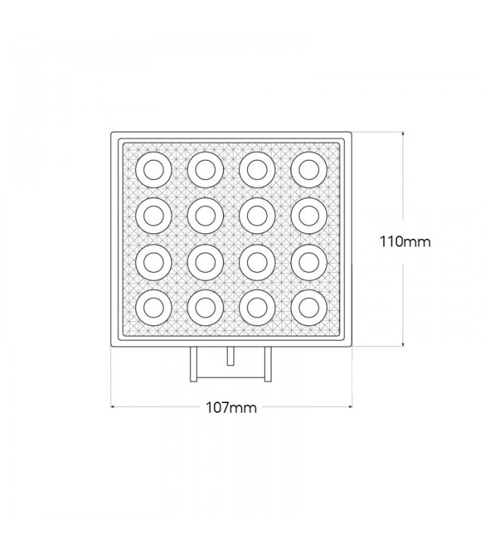 Foco LED BATEAU 10-30VDC 36W 2200Lm IP65