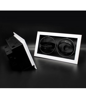 Aro Cardan Doble Para Bombilla Led AR111