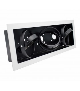 Aro Cardan Triple Para Bombilla Led AR111