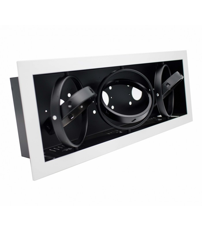 Aro Cardan Triple Para Bombilla Led AR111