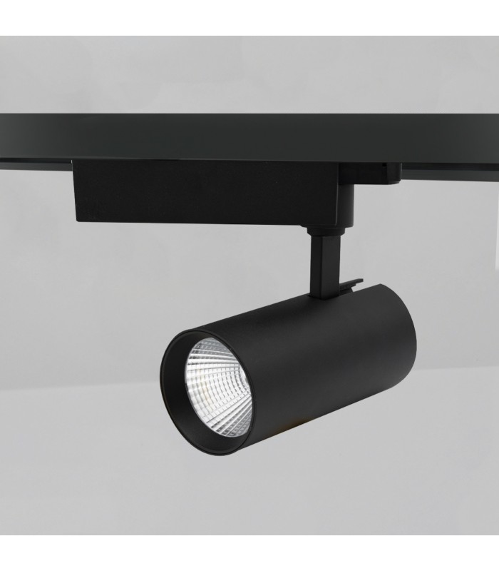 Foco Carril Monofásico ZELED 30W 3000Lm 24º Negro