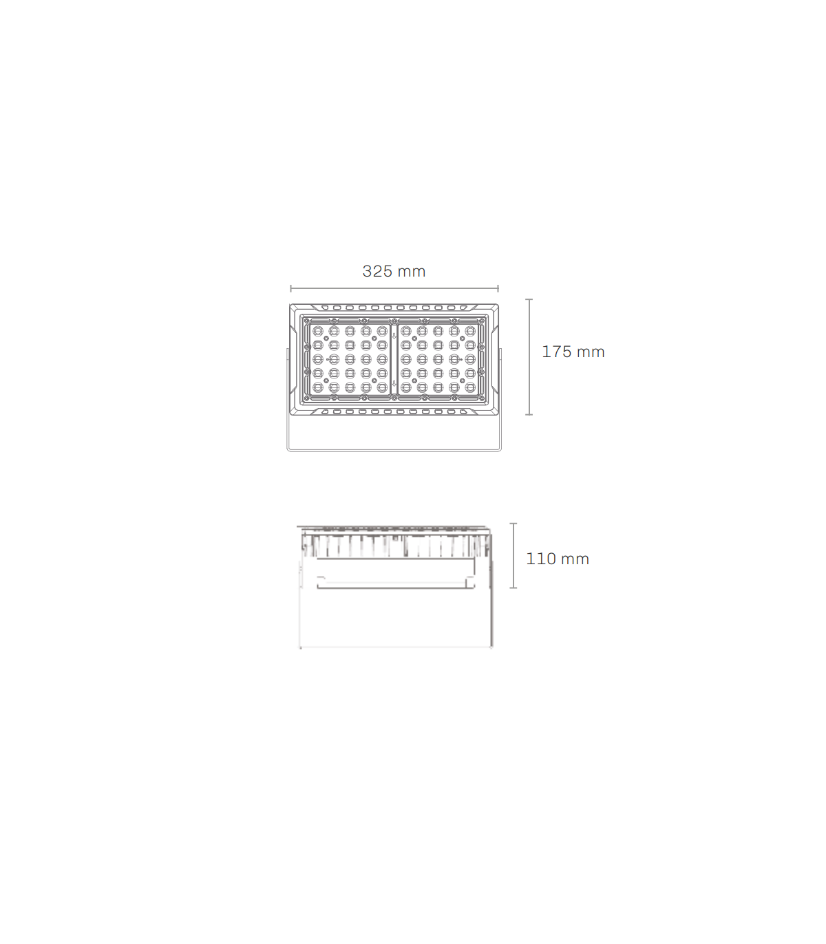 Foco Modular Led CRATEX 100W 13000Lm 60º IP65