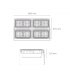 Foco Modular Led CRATEX 400W 52000Lm 60º IP65