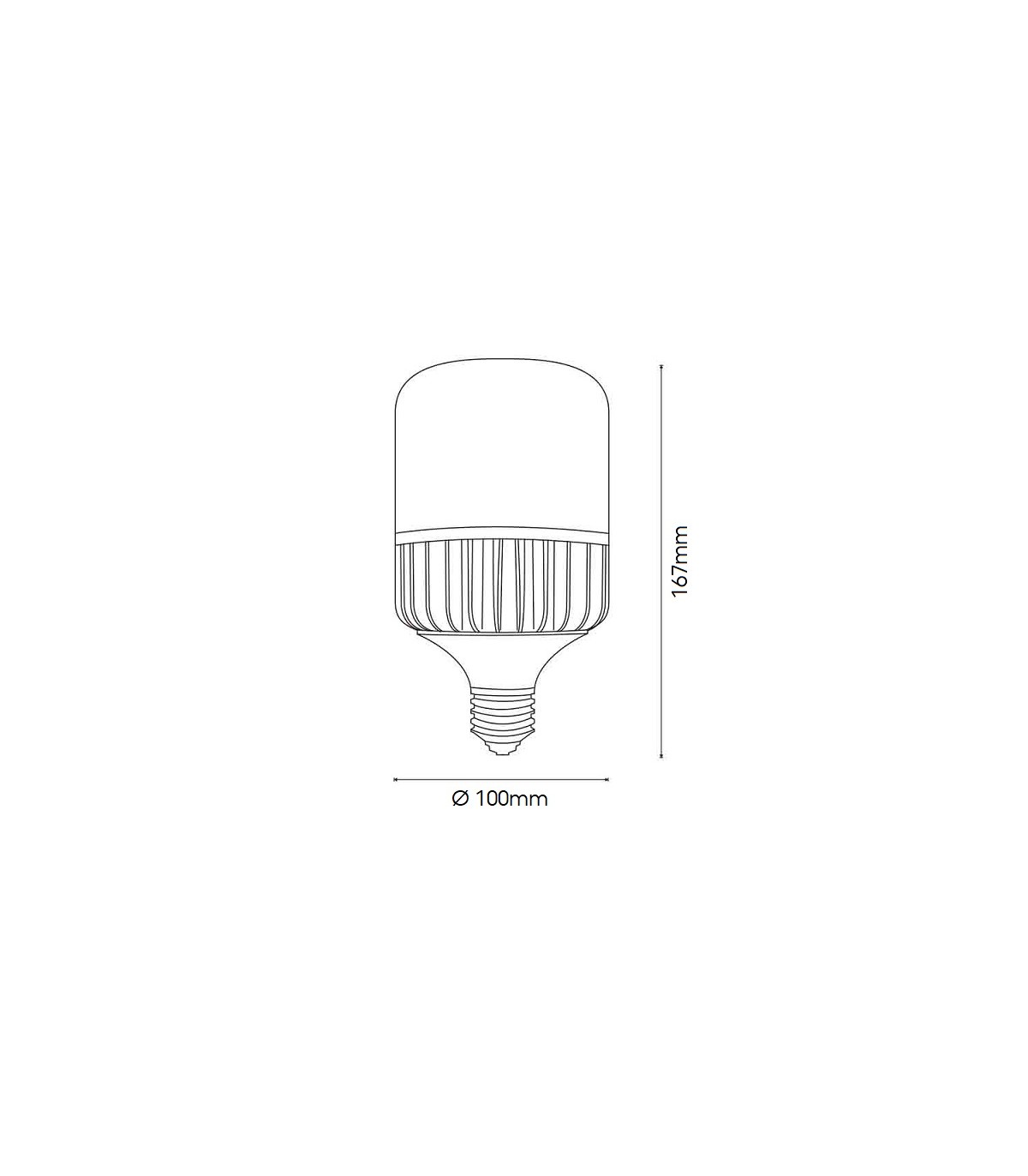 Bombilla Led LUXTAR T100 30W 2700Lm 270º E27