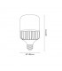 Bombilla Led LUXTAR T140 50W 4500Lm 270º E27
