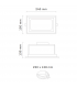 Foco Empotrable Rectangular AVANCE 38W 4180Lm IP20