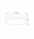 Plafón LED SLIM REDONDO 24W 1950Lm IP20