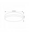 Plafón LED SLIM REDONDO 24W 1950Lm IP20