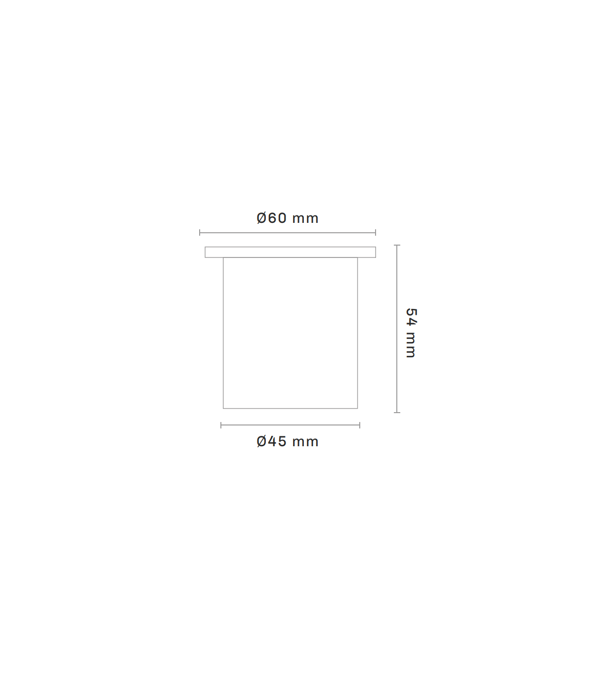 Baliza Led de Empotrar PARED REDONDA 3W 150LM 45º IP20 Blanca