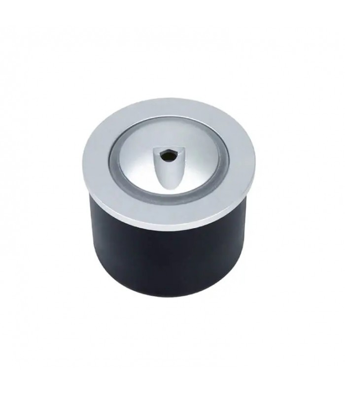Baliza Led de Empotrar PARED REDONDA 3W 150LM 45º IP20 Plata