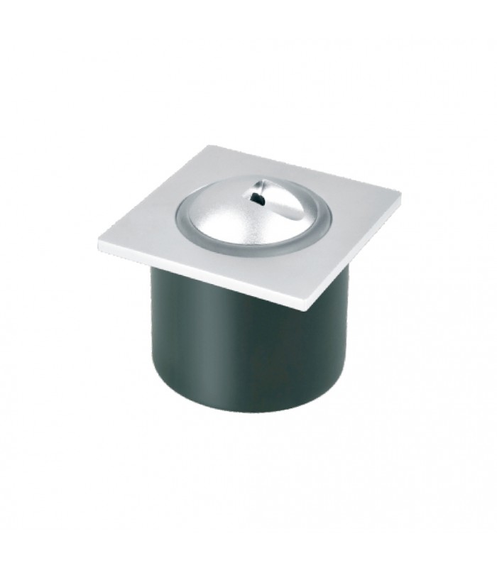 Baliza Led de Empotrar PARED CUADRADA 3W 150LM 45º IP20 Plata