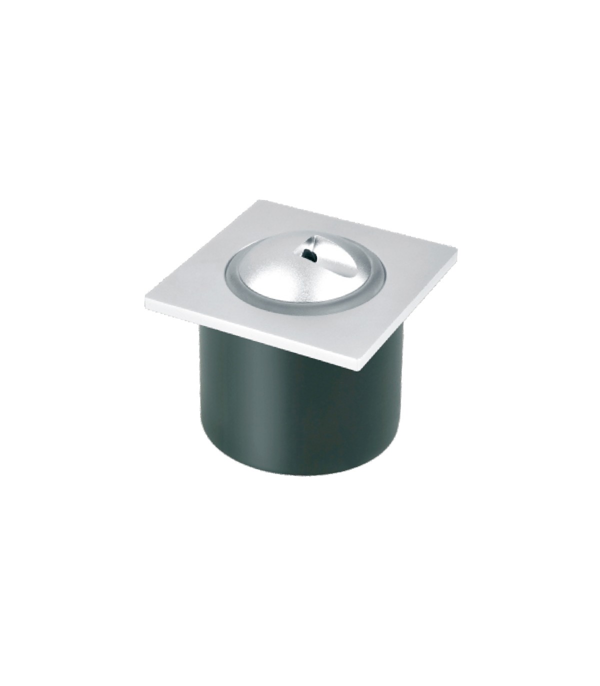 Baliza Led de Empotrar PARED CUADRADA 3W 150LM 45º IP20 Plata