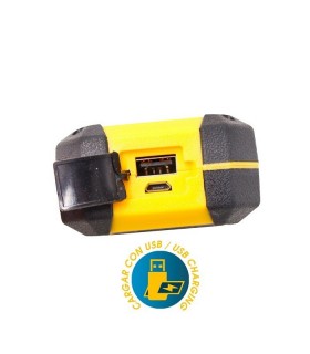 LINTERNA LED CON GANCHO E IMAN COB 8W 500 LUMENS