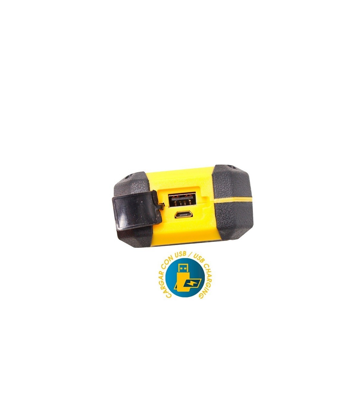 LINTERNA LED CON GANCHO E IMAN COB 8W 500 LUMENS