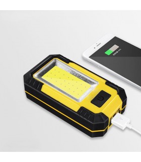 LINTERNA LED CON GANCHO E IMAN COB 8W 500 LUMENS