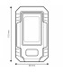 Linterna Led POWERBANK Con Gancho E Iman Cob 3W 500Lm IP65