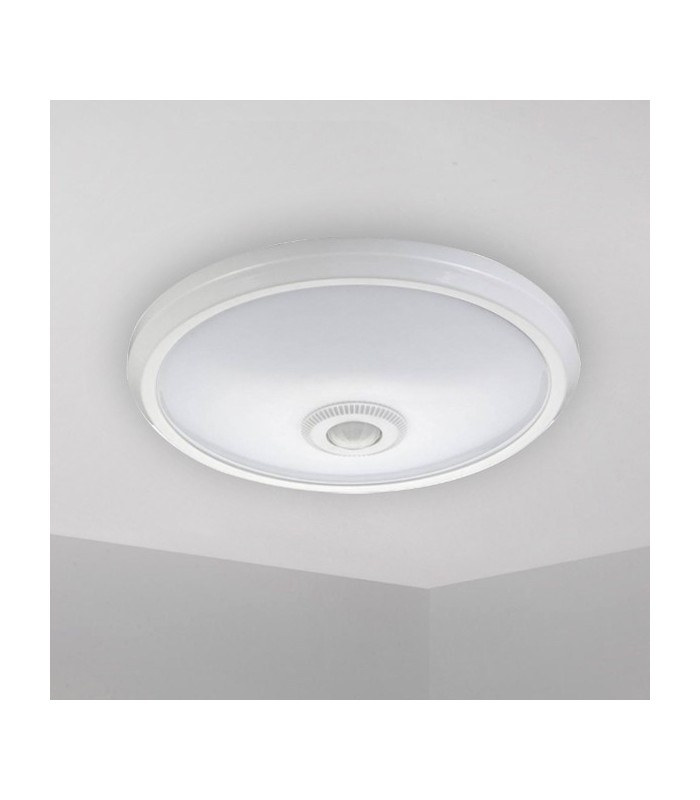 Plafón LED Superficie 20W 1.600Lm con Detector de Presencia IP20