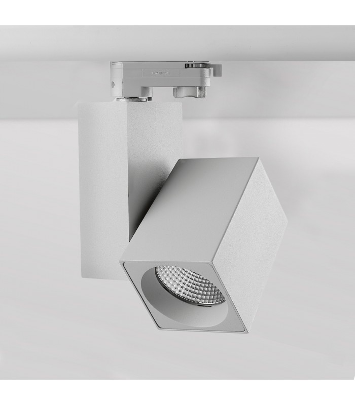Foco Carril Trifásico SILOVIA 28W 2650LM 45º Blanco